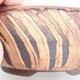 Ceramic bonsai bowl 17.5 x 17.5 x 6.5 cm, cracked color - 2/3