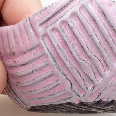 Ceramic shell 7.5 x 8 x 4 cm, color pink - 2