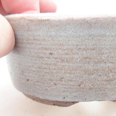 Ceramic bonsai bowl 9 x 9 x 4 cm, color blue - 2