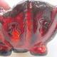 Ceramic shell 7.5 x 7.5 x 5 cm, color red - 2/3