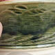 Ceramic bonsai bowl 17 x 17 x 6 cm, color green - 2/3