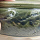 Ceramic bonsai bowl 18.5 x 18.5 x 7 cm, color green - 2/3