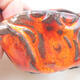 Ceramic shell 7 x 7 x 4.5 cm, color orange - 2/3