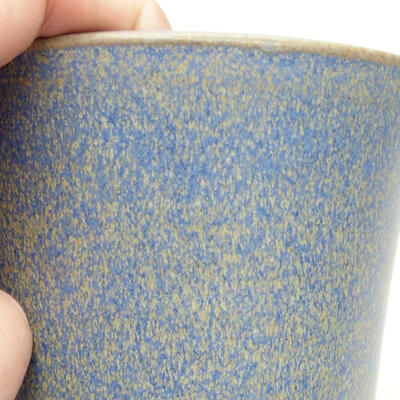 Ceramic bonsai bowl 10 x 10 x 13.5 cm, color blue - 2