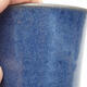 Ceramic bonsai bowl 10 x 10 x 14 cm, color blue - 2/3