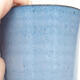 Ceramic bonsai bowl 9.5 x 9.5 x 14 cm, color blue - 2/3