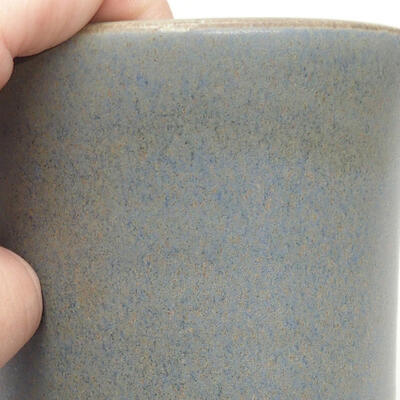 Ceramic bonsai bowl 10 x 10 x 14 cm, color blue - 2