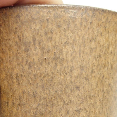Ceramic bonsai bowl 8 x 8 x 10 cm, color brown - 2