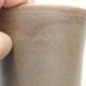 Ceramic bonsai bowl 9.5 x 9.5 x 14 cm, brown color - 2/3