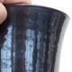 Ceramic bonsai bowl 10.5 x 10.5 x 13.5 cm, metal color - 2/3