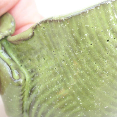 Ceramic shell 8 x 7 x 5.5 cm, color green - 2
