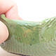 Ceramic shell 7.5 x 7 x 4.5 cm, color green - 2/3