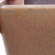 Ceramic bonsai bowl 10 x 10 x 6.5 cm, brown color - 2/3