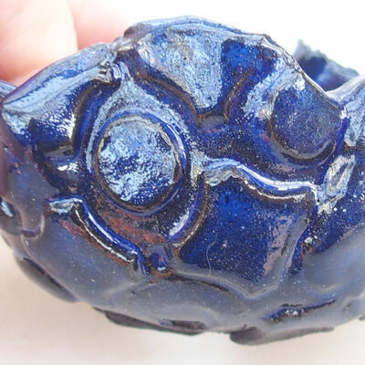 Ceramic shell 8 x 8 x 4 cm, color blue - 2