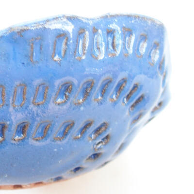 Ceramic shell 7 x 7 x 4 cm, color blue - 2