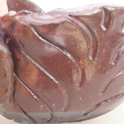 Ceramic shell 7 x 7 x 6 cm, color brown - 2