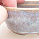 Ceramic bonsai bowl 8 x 8 x 3.5 cm, color blue - 2/3