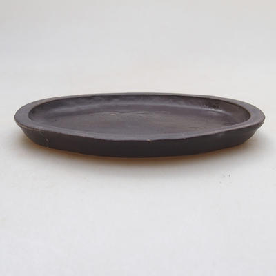 Bonsai water tray H 05 - 10 x 7,5 x 1 cm, black matt - 2