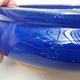 Ceramic bonsai bowl H 21 - 23 x 23 x 7 cm, blue - 2/3