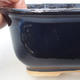 Ceramic bonsai bowl H 36 - 17 x 15 x 8 cm, black glossy - 2/3