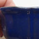 Ceramic bonsai bowl H 95 - 7 x 7 x 4,5 cm, blue - 2/3