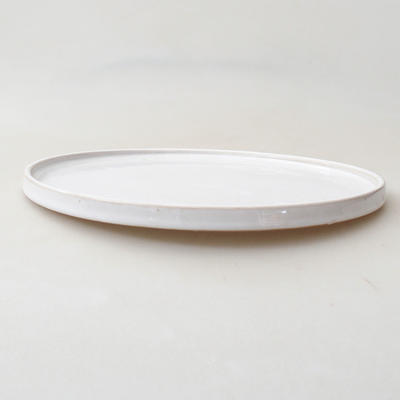 Bonsai saucer H 21 - 21.5 x 21.5 x 1.5 cm, white - 2
