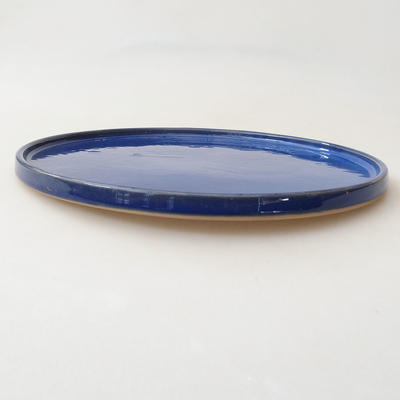 Bonsai saucer H 21 - 21.5 x 21.5 x 1.5 cm, blue - 2