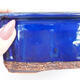 Bonsai bowl H 50 - 16.5 x 12 x 6 cm, blue scratched - 2/3