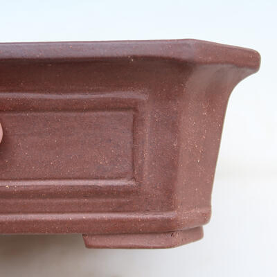 Bonsai bowl 29.5 x 24 x 9.5 cm, color brown - 2