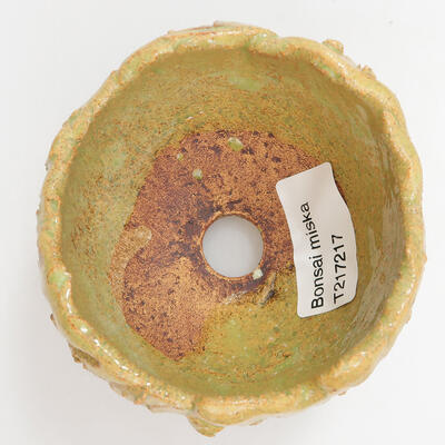 Ceramic shell 8 x 8 x 6 cm, color green - 2