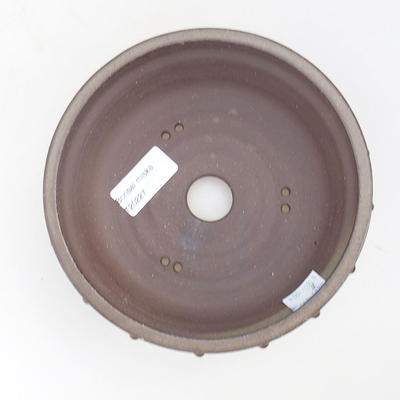 Ceramic bonsai bowl - 15,5 x 15,5 x 4,5 cm, color gray - 2