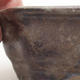 Ceramic bonsai bowl 15 x 12 x 4 cm, gray color - 2/4