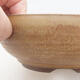 Ceramic bonsai bowl 16 x 16 x 5.5 cm, beige color - 2/3