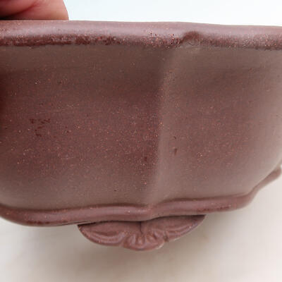 Bonsai bowl 32 x 32 x 11 cm, color brown - 2