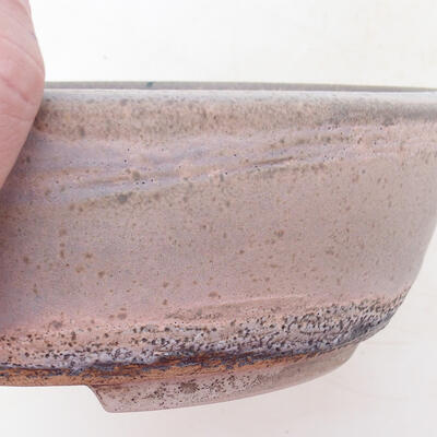 Bonsai bowl 22 x 17 x 7 cm, gray-beige color - 2