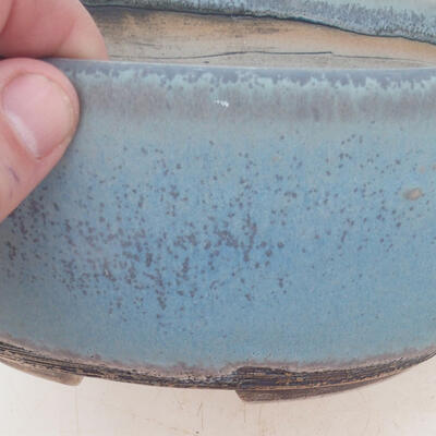 Bonsai bowl 19 x 14 x 9 cm, color blue - 2