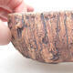 Ceramic bonsai bowl 14.5 x 14.5 x 5 cm, color cracked - 2/3
