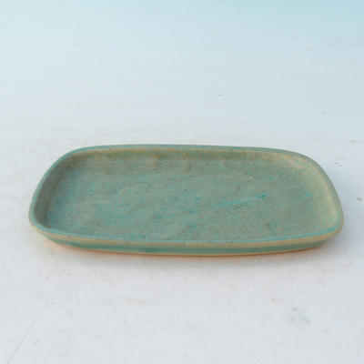 Bonsai water tray H 02 - 17 x 12 x 1 cm, green - 17 x 12 x 1 cm - 2