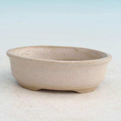 Ceramic bonsai bowl H 04 - 10 x 7,5 x 3,5 cm, beige - 10 x 7.5 x 3.5 cm - 2