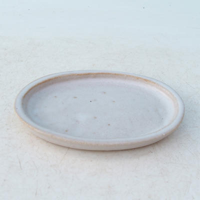 Bonsai water tray H 04 - 10 x 7,5 x 1 cm, white - 10 x 7.5 x 1 cm - 2