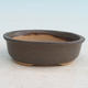 Ceramic bonsai bowl H 04 - 10 x 7,5 x 3,5 cm, brown - 10 x 7.5 x 3.5 cm - 2/3