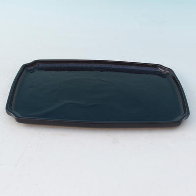 Bonsai water tray H 07p - 27 x 18 x 2 cm, black - 27 x 18 x 2 cm - 2