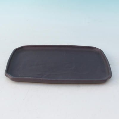 Bonsai water tray H 07p - 27 x 18 x 2 cm, black matt - 27 x 18 x 2 cm - 2