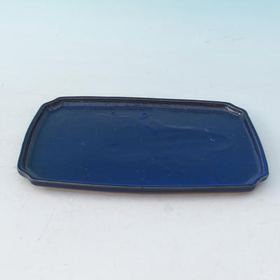 Bonsai water tray H 07p - 27 x 18 x 2 cm, blue - 27 x 18 x 2 cm - 2