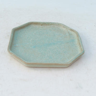 Bonsai tray 13 - 11 x 11 x 1,5 cm, green - 11 x 11 x 1.5 cm - 2