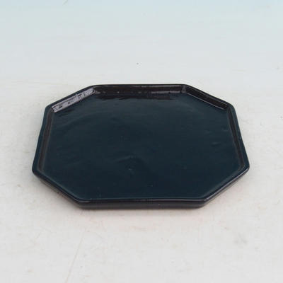 Bonsai tray 14 - 17,5 x 17,5 x 1,5 cm, black - 17.5 x 17.5 x 1.5 cm - 2