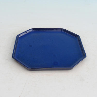 Bonsai tray 14 - 17,5 x 17,5 x 1,5 cm, blue - 17.5 x 17.5 x 1.5 cm - 2