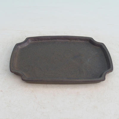 Bonsai water tray H 17 - 14 x 10 x 1 cm, brown - 14 x 10 x 1 cm - 2