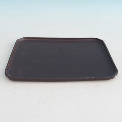 Bonsai water tray H 20 - 26,5 x 20 x 1,5 cm, black matt - 26,5 x 20 x 1,5 cm - 2
