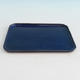 Bonsai water tray H 20 - 26,5 x 20 x 1,5 cm, blue - 26.5 x 20 x 1.5 cm - 2/2